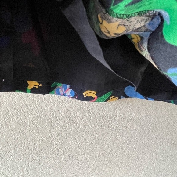 Linen Cotton Blend Skirt Size 10 NWT Lined w/ Elastic Ruffle Waist J Crew Factor - Picture 2 of 9